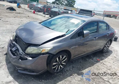 2015 Honda Civic Ex-L from USA, damaged, VIN 19XFB2F98FE053406